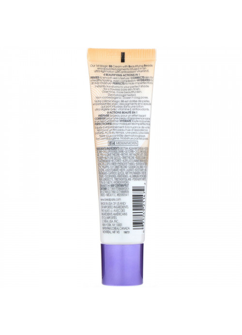 L'Oreal, Magic Skin Beautifier, BB Cream, 814 Medium, 1 fl oz (30 ml)