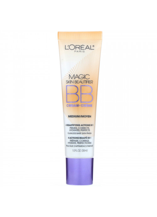 L'Oreal, Magic Skin Beautifier, BB Cream, 814 Medium, 1 fl oz (30 ml)