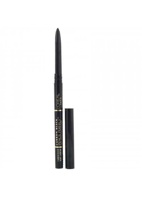 L'Oreal, Pencil Perfect Self-Advancing Eyeliner, 190 Carbon Black, 0.01 oz (280 mg)