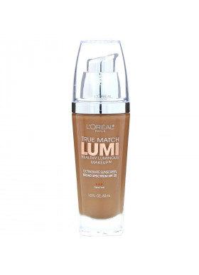 L'Oreal, True Match Healthy Luminous Makeup, SPF 20, N7-8 Classic Tan/Cappuccino, 1 fl oz (30 ml)