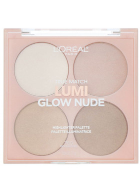 L'Oreal, True Match Lumi Glow Nude Highlighter Palette, 760 Moonkissed, 0.26 oz (7.3 g)