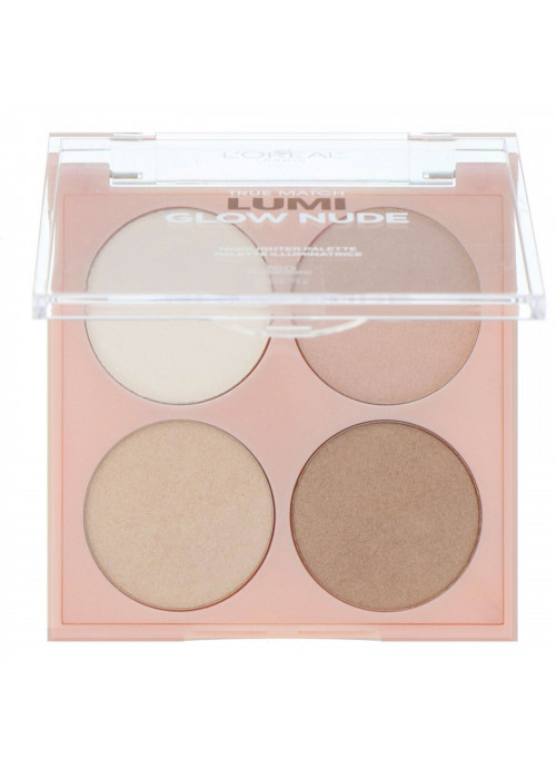 L'Oreal, True Match Lumi Glow Nude Highlighter Palette, 760 Moonkissed, 0.26 oz (7.3 g)