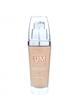 L'Oreal, True Match Lumi, Healthy Luminous Makeup, SPF 20, SN1-2 Soft Ivory/Classic Ivory, 1 fl oz (30 ml)