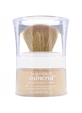 L'Oreal, True Match Mineral Foundation, SPF 19, W1-2/458 Light Ivory , .35 oz (10 g)