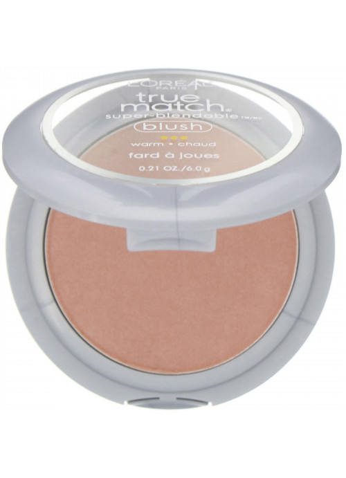 L'Oreal, True Match Super-Blendable Blush,  W3-4 Barely Blushing, .21 oz (6 g)