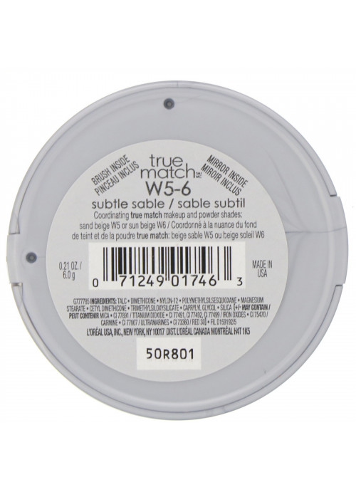 L'Oreal, True Match Super-Blendable Blush,  W5-6 Subtle Sable, 0.21 oz (6 g)