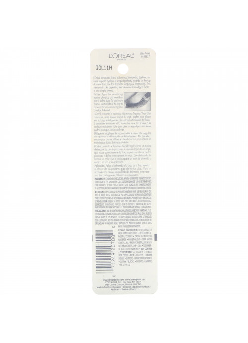 L'Oreal, Voluminous Smoldering Eyeliner, 645 Black, 0.087 oz (2.48 g)