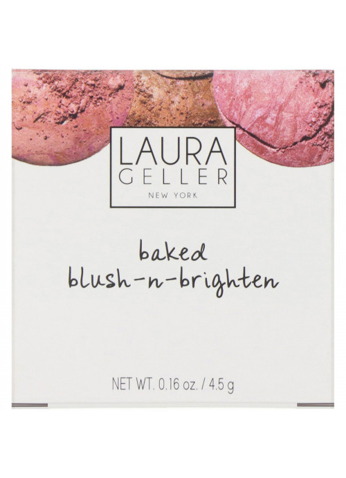 Laura Geller, Baked Blush-N-Brighten, Pink Buttercream, 0.16 oz (4.5 g)