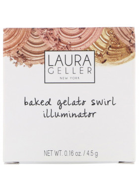 Laura Geller, Baked Gelato Swirl Illuminator, Gilded Honey, 0.16 oz (4.5 g)