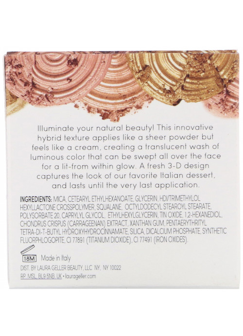 Laura Geller, Baked Gelato Swirl Illuminator, Gilded Honey, 0.16 oz (4.5 g)