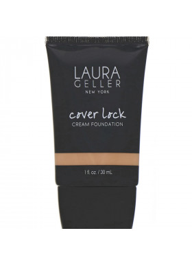 Laura Geller, Cover Lock, Cream Foundation, Fair, 1 fl oz (30 ml)