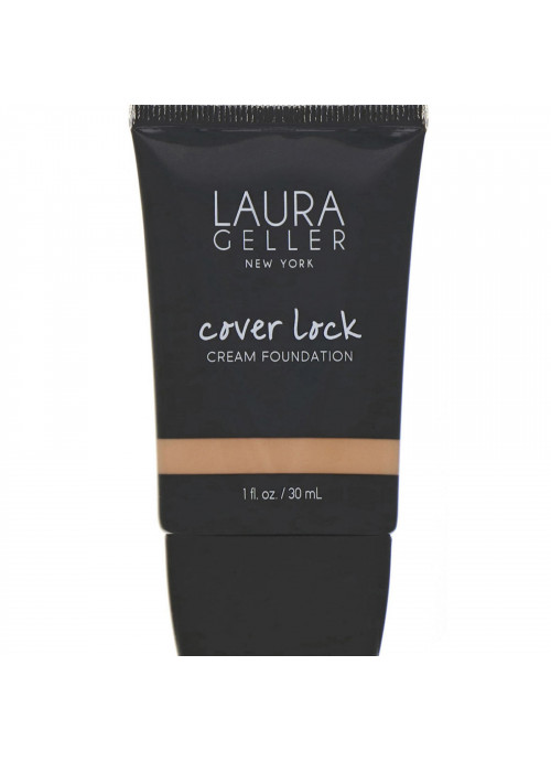 Laura Geller, Cover Lock, Cream Foundation, Fair, 1 fl oz (30 ml)