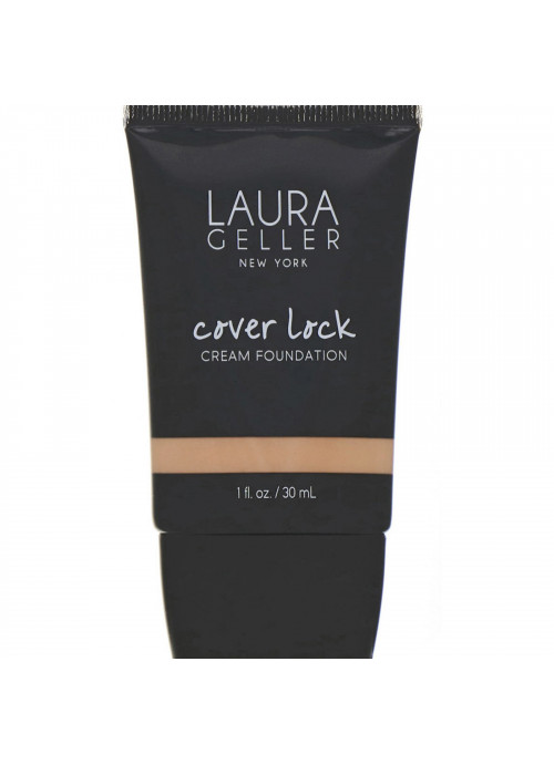Laura Geller, Cover Lock, Cream Foundation, Light, 1 fl oz (30 ml)