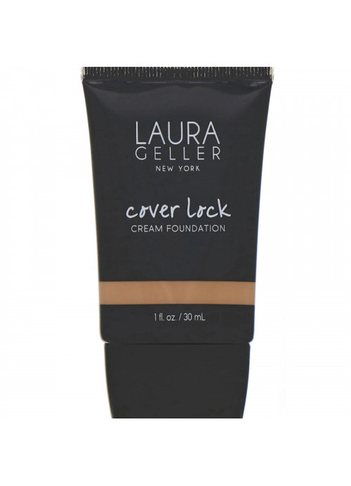 Laura Geller, Cover Lock, Cream Foundation, Medium, 1 fl oz (30 ml)