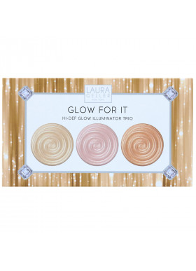 Laura Geller, Glow For It, Hi-Def Glow Illuminator Trio, 0.04 oz (1.2 g) Each