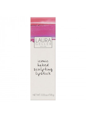 Laura Geller, Iconic Baked Sculpting Lipstick, Chocolate Raspberry, 0.13 oz (3.8 g)