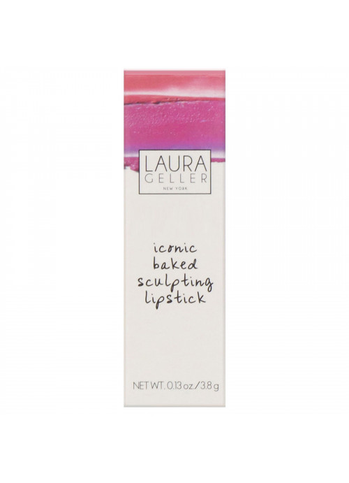 Laura Geller, Iconic Baked Sculpting Lipstick, Chocolate Raspberry, 0.13 oz (3.8 g)