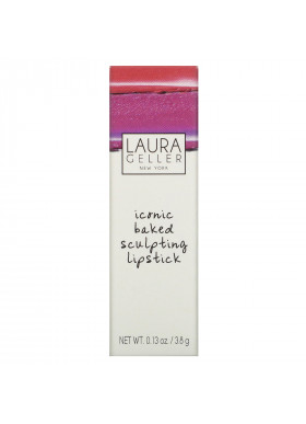Laura Geller, Iconic Baked Sculpting Lipstick, East Side Rouge, 0.13 oz (3.8 g)