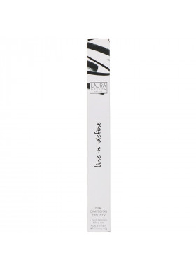 Laura Geller, Line-N-Define, Dual Dimensional Eyeliner, Liquid & Kohl Eyeliner, Black/Black, 0.07 fl oz (2 ml)/ / 0.017 oz (0.5 g)
