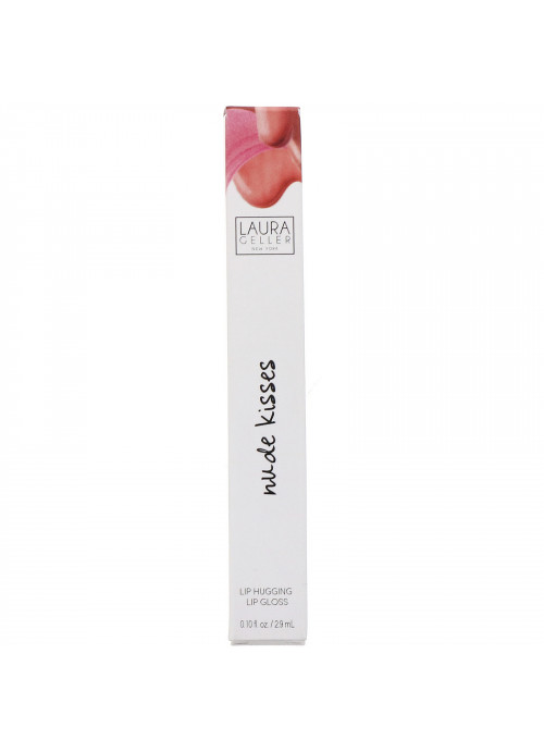 Laura Geller, Nude Kisses, Lip Hugging Lip Gloss, Skinny Dip, 0.10 fl oz (2.9 ml)