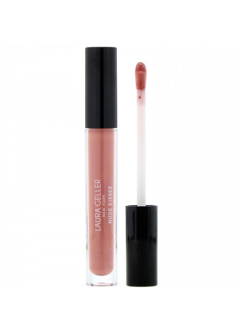 Laura Geller, Nude Kisses, Lip Hugging Lip Gloss, Skinny Dip, 0.10 fl oz (2.9 ml)