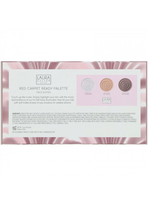 Laura Geller, Red Carpet Ready Palette, Face & Eyes, 0.04 oz (1.2 g)