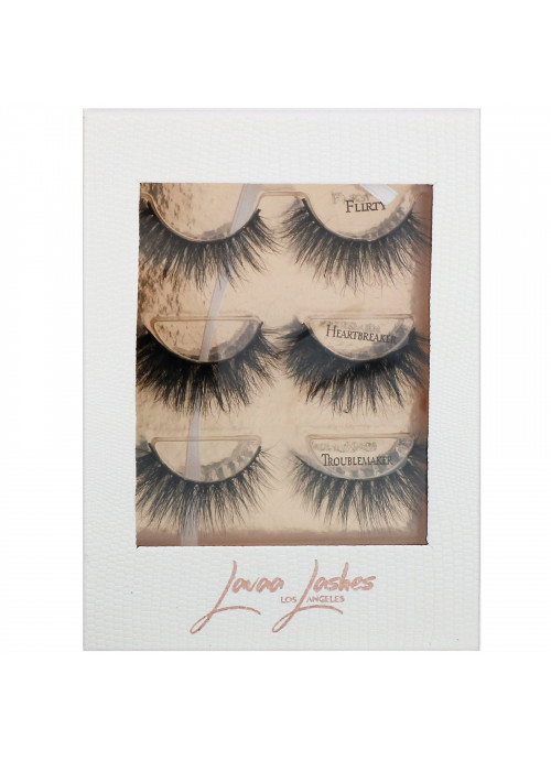 Lavaa Lashes, The 3 Besties, False Eyelashes Set, 1 Set