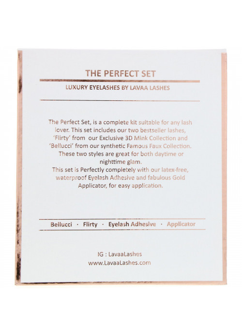 Lavaa Lashes, The Perfect Set, 1 Set