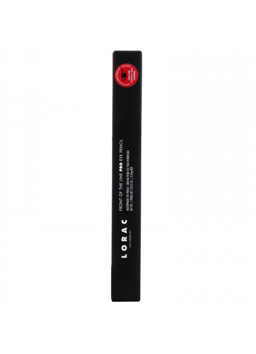 Lorac, Front of the Line, Pro Eye Pencil, Dark Brown, 0.012 oz (0.34 g)