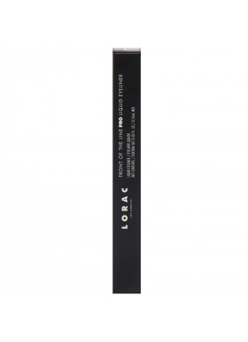 Lorac, Front of the Line, Pro Liquid Eyeliner, Black, 0.02 fl oz (0.55 ml)