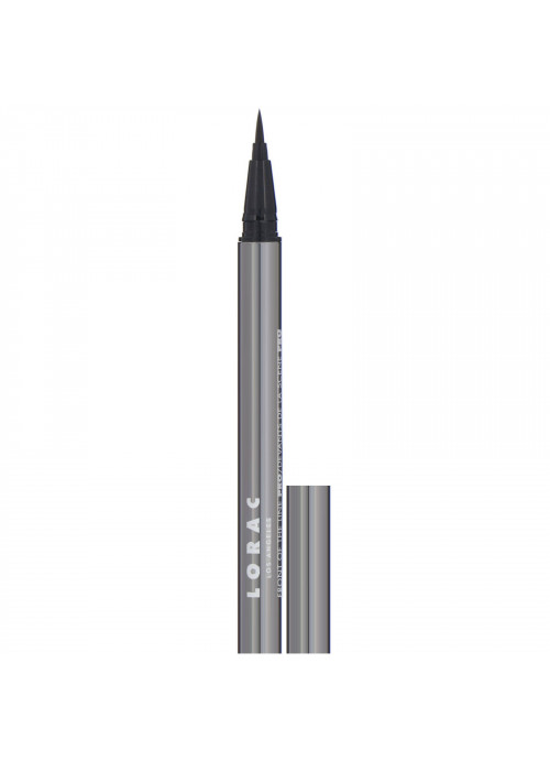 Lorac, Front of the Line, Pro Liquid Eyeliner, Black, 0.02 fl oz (0.55 ml)