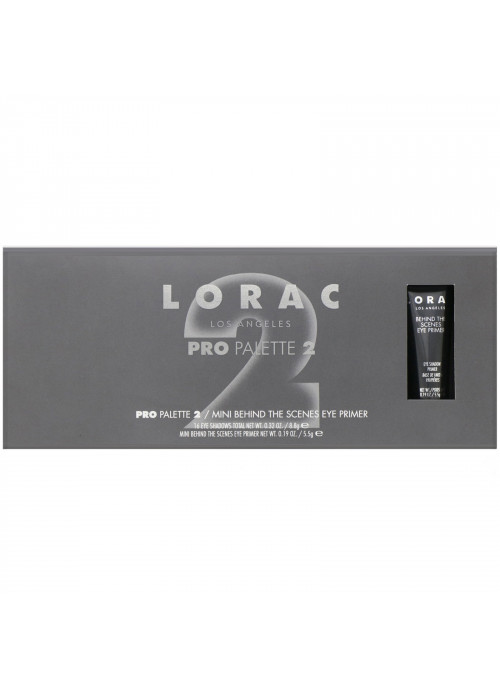 Lorac, Pro Palette 2 with Mini Behind The Scenes Eye Primer, 0.51 oz (14.3 g)