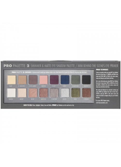 Lorac, Pro Palette 2 with Mini Behind The Scenes Eye Primer, 0.51 oz (14.3 g)