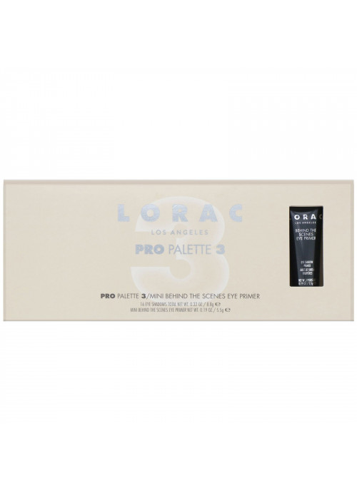 Lorac, Pro Palette 3 with Mini Behind The Scenes Eye Primer, 0.51 oz (14.3 g)