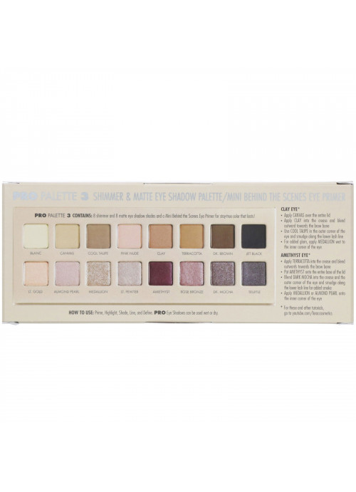 Lorac, Pro Palette 3 with Mini Behind The Scenes Eye Primer, 0.51 oz (14.3 g)