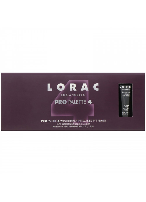 Lorac, Pro Palette 4 with Mini Behind the Scenes Eye Primer, 0.51 oz (14.3 g)
