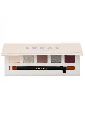 Lorac, Unzipped Elegance Eye Shadow Palette with Dual-Ended Brush, 0.37 oz (10.5 g)