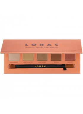 Lorac, Unzipped Unauthorized Eye Shadow Palette with Dual-Ended Brush, 0.37 oz (10.5 g)