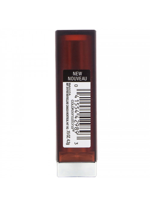 Maybelline, Color Sensational, Creamy Matte Lipstick, 660 Touch of Spice, 0.15 oz (4.2 g)