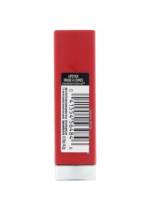 Maybelline, Color Sensational, Made For All Lipstick, 382 Red for Me, 0.15 oz (4.2 g)