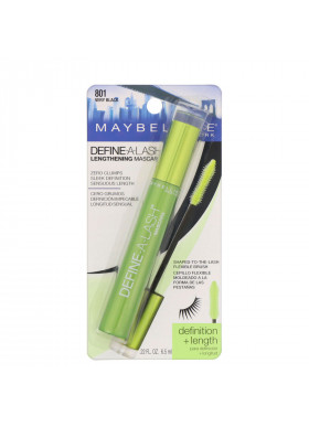 Maybelline, Define-A-Lash, Lengthening Mascara, 801 Very Black, 0.22 fl oz (6.5 ml)