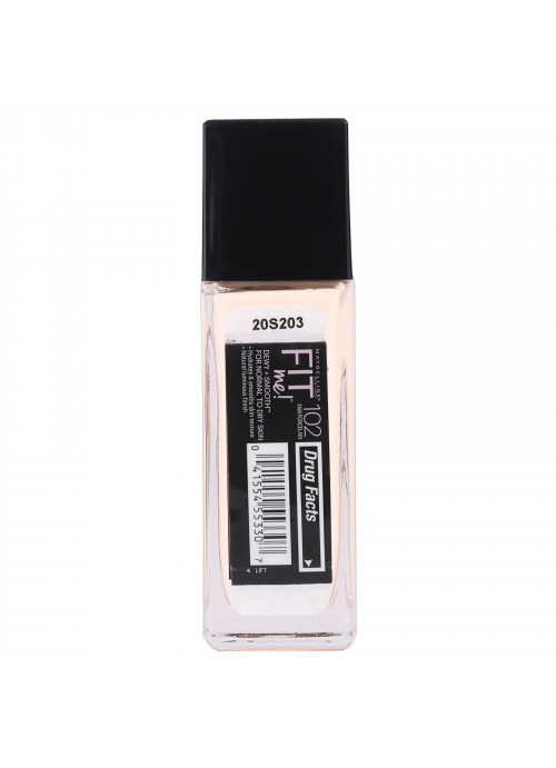 Maybelline, Fit Me, Dewy + Smooth Foundation, 102 Fair Porcelain, 1 fl oz (30 ml)