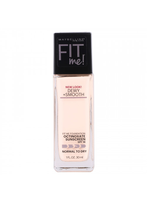 Maybelline, Fit Me, Dewy + Smooth Foundation, 102 Fair Porcelain, 1 fl oz (30 ml)