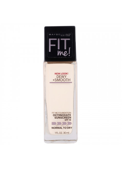 Maybelline, Fit Me, Dewy + Smooth Foundation, 110 Porcelain, 1 fl oz (30 ml)