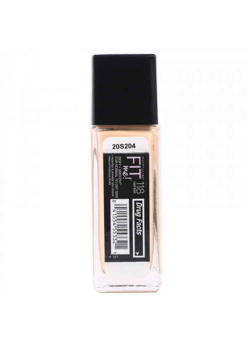 Maybelline, Fit Me, Dewy + Smooth Foundation, 118 Light Beige, 1 fl oz (30 ml)