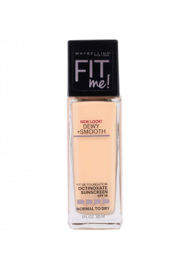 Maybelline, Fit Me, Dewy + Smooth Foundation, 120 Classic Ivory, 1 fl oz (30 ml)