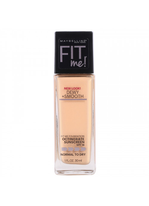 Maybelline, Fit Me, Dewy + Smooth Foundation, 125 Nude Beige, 1 fl oz (30 ml)