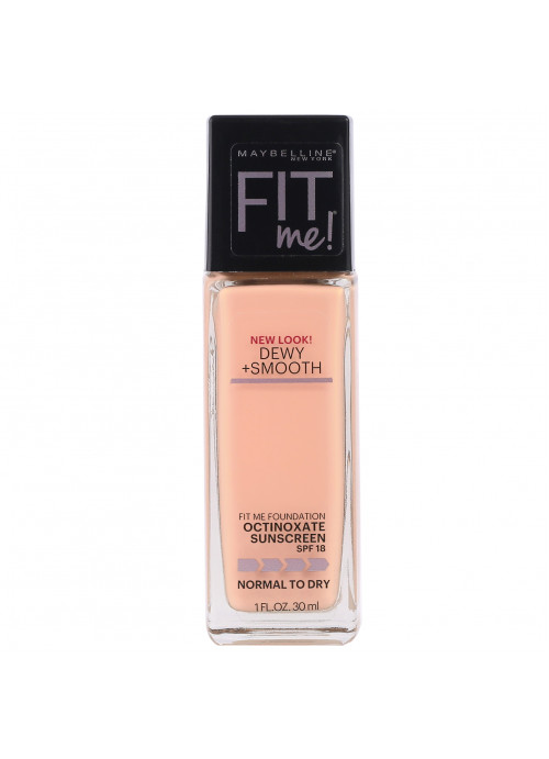 Maybelline, Fit Me, Dewy + Smooth Foundation, 130 Buff Beige, 1 fl oz (30 ml)