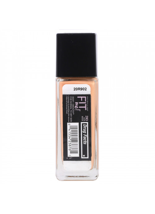 Maybelline, Fit Me, Dewy + Smooth Foundation, 310 Sun Beige, 1 fl oz (30 ml)