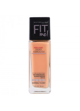 Maybelline, Fit Me, Dewy + Smooth Foundation, 310 Sun Beige, 1 fl oz (30 ml)